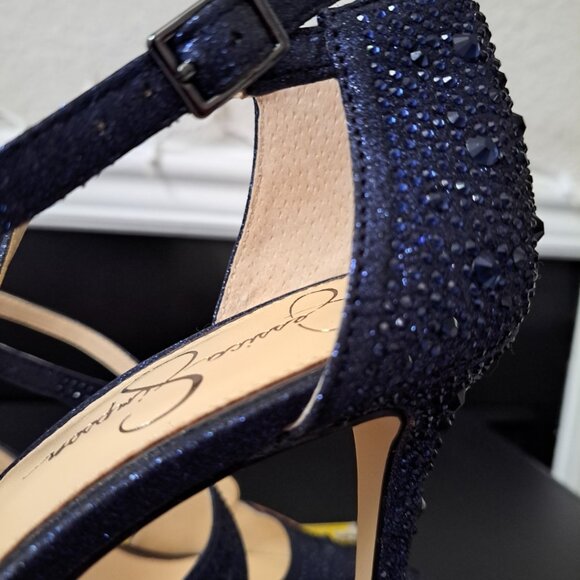 Jessica Simpson Accile Pointed Toe Pump Navy Blue Size 9M NWOT - Picture 8 of 10